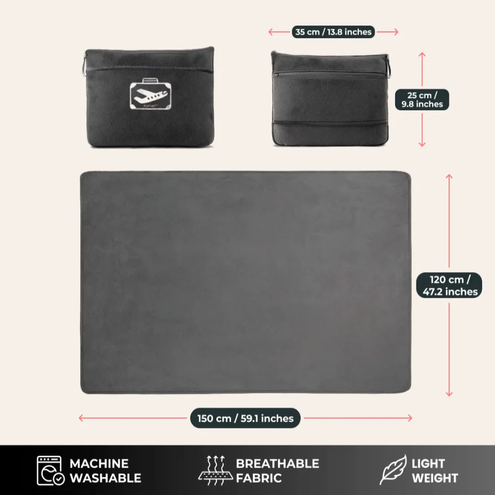 FlyHugz® Blanket & Comfort Bag - Image 4